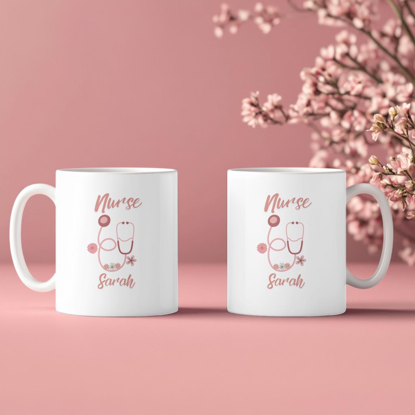 Personalised nurse mug with name , NHS nurse Thank you gift , New nurse present , Hospital Nurse gift , Medical student gift , Gift for her