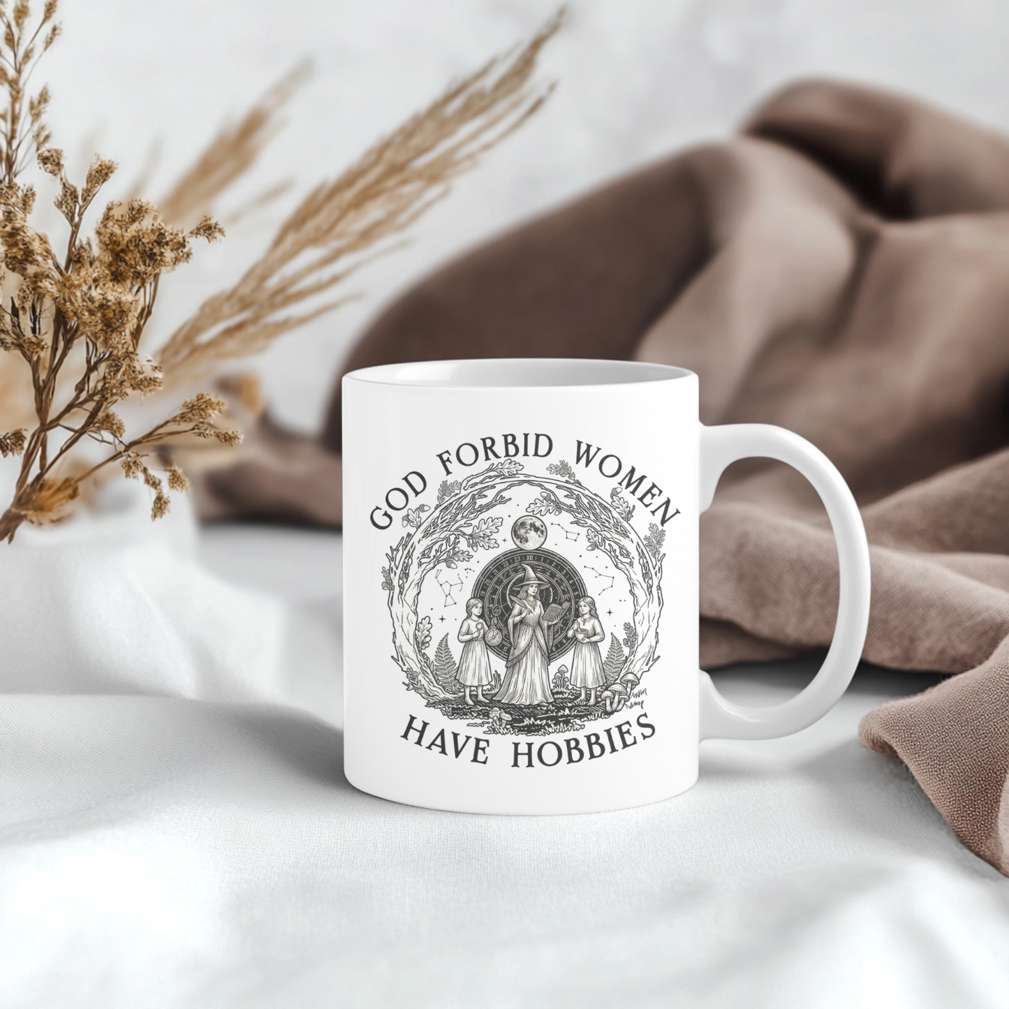 God Forbid Women Have Hobbies Mug | Witchy Gift for Her