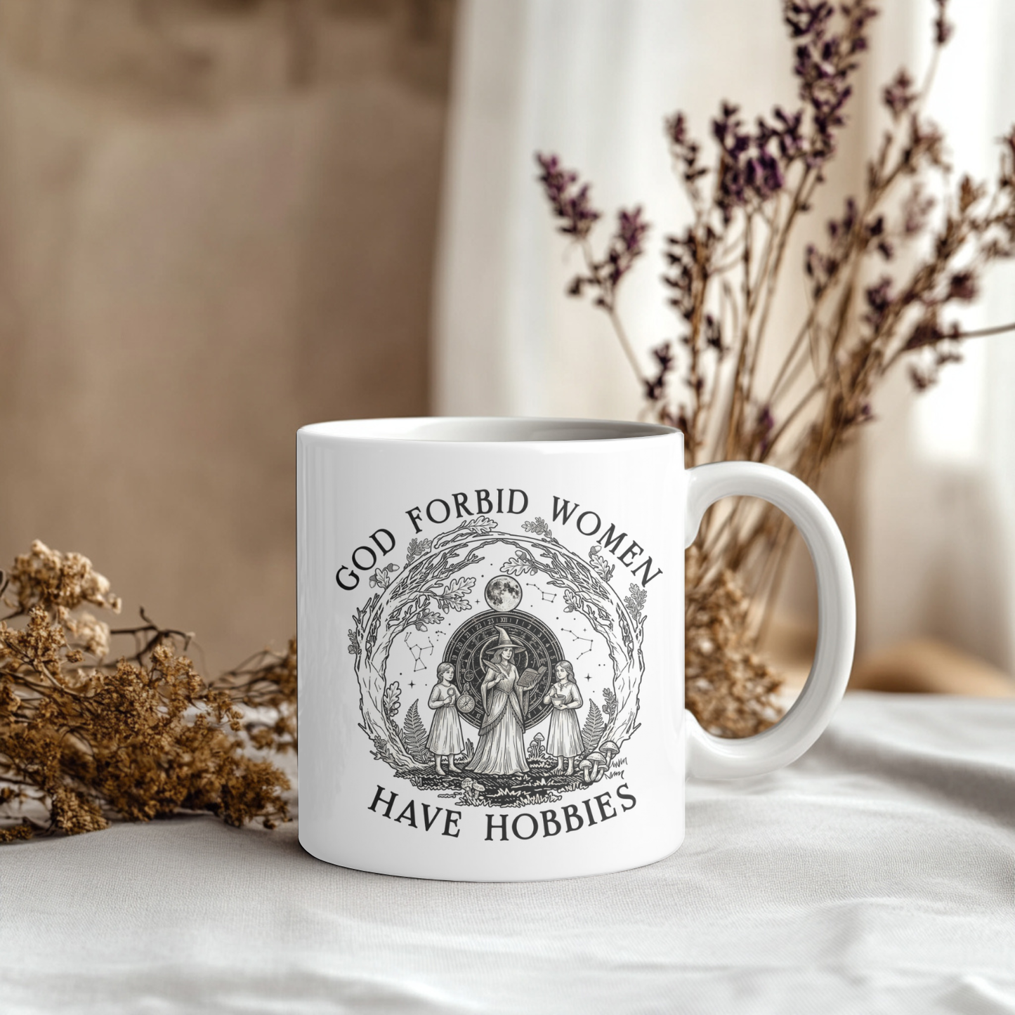 God Forbid Women Have Hobbies Mug | Witchy Gift for Her