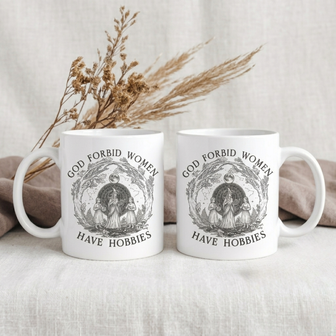 God Forbid Women Have Hobbies Mug | Witchy Gift for Her