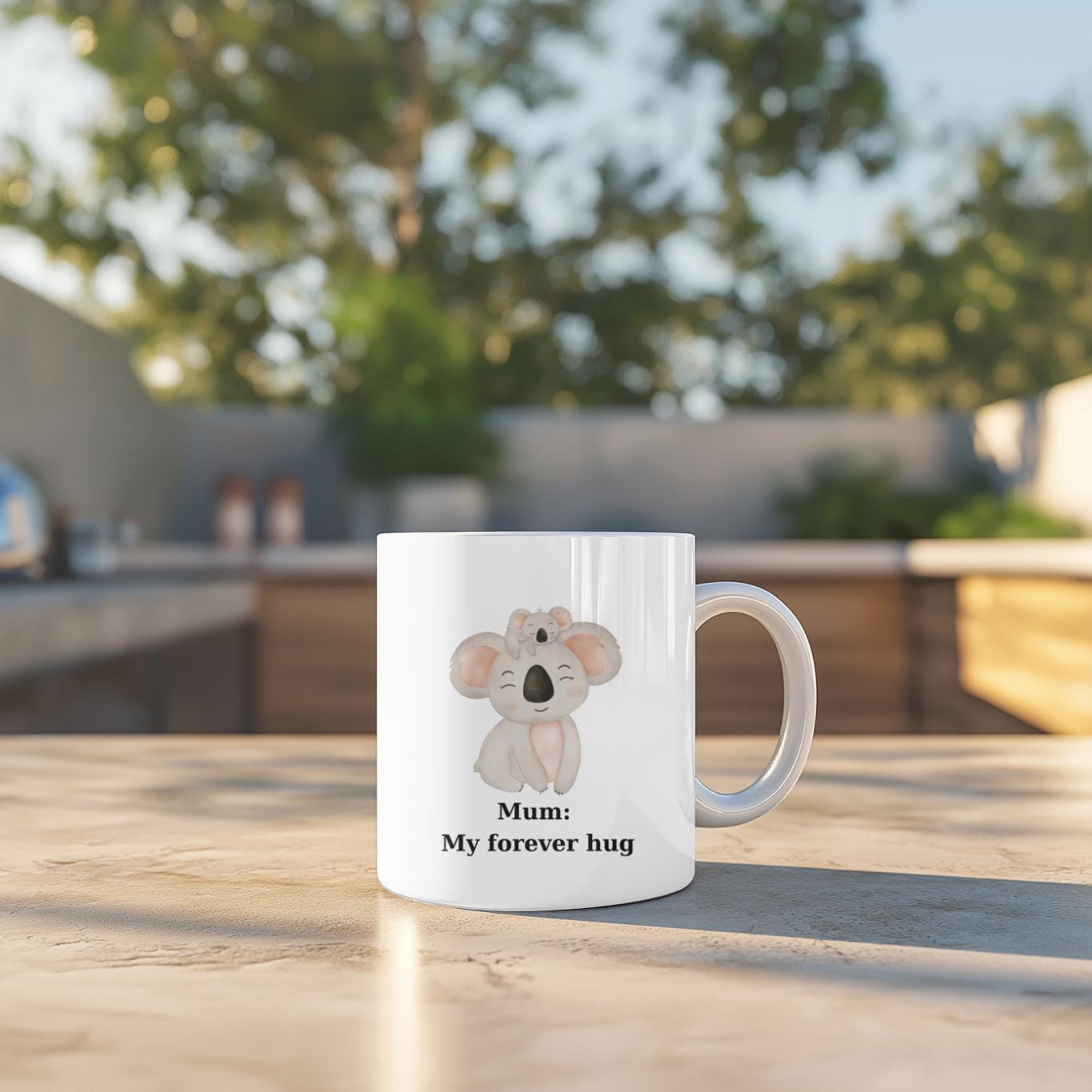 Koala Mum & Baby Mug , Perfect Gift for Mother's Day, Mum's Birthday, or Koala Lovers , Cute Animal Design