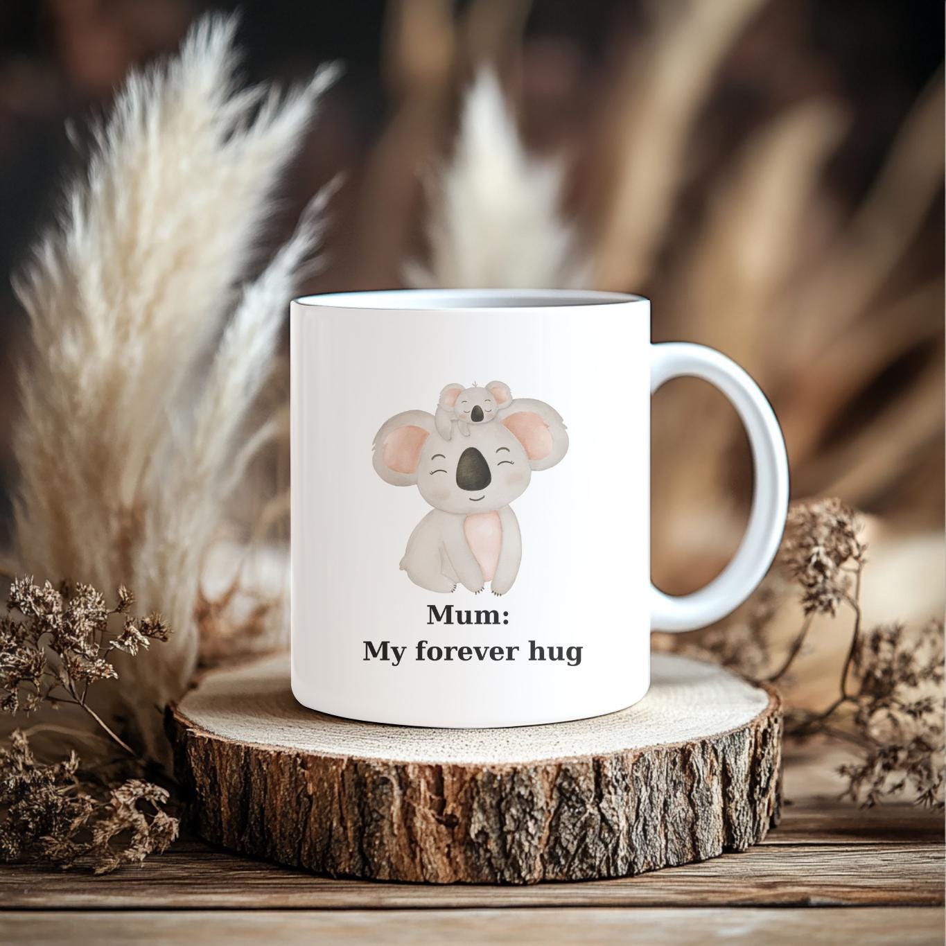 Koala Mum & Baby Mug , Perfect Gift for Mother's Day, Mum's Birthday, or Koala Lovers , Cute Animal Design