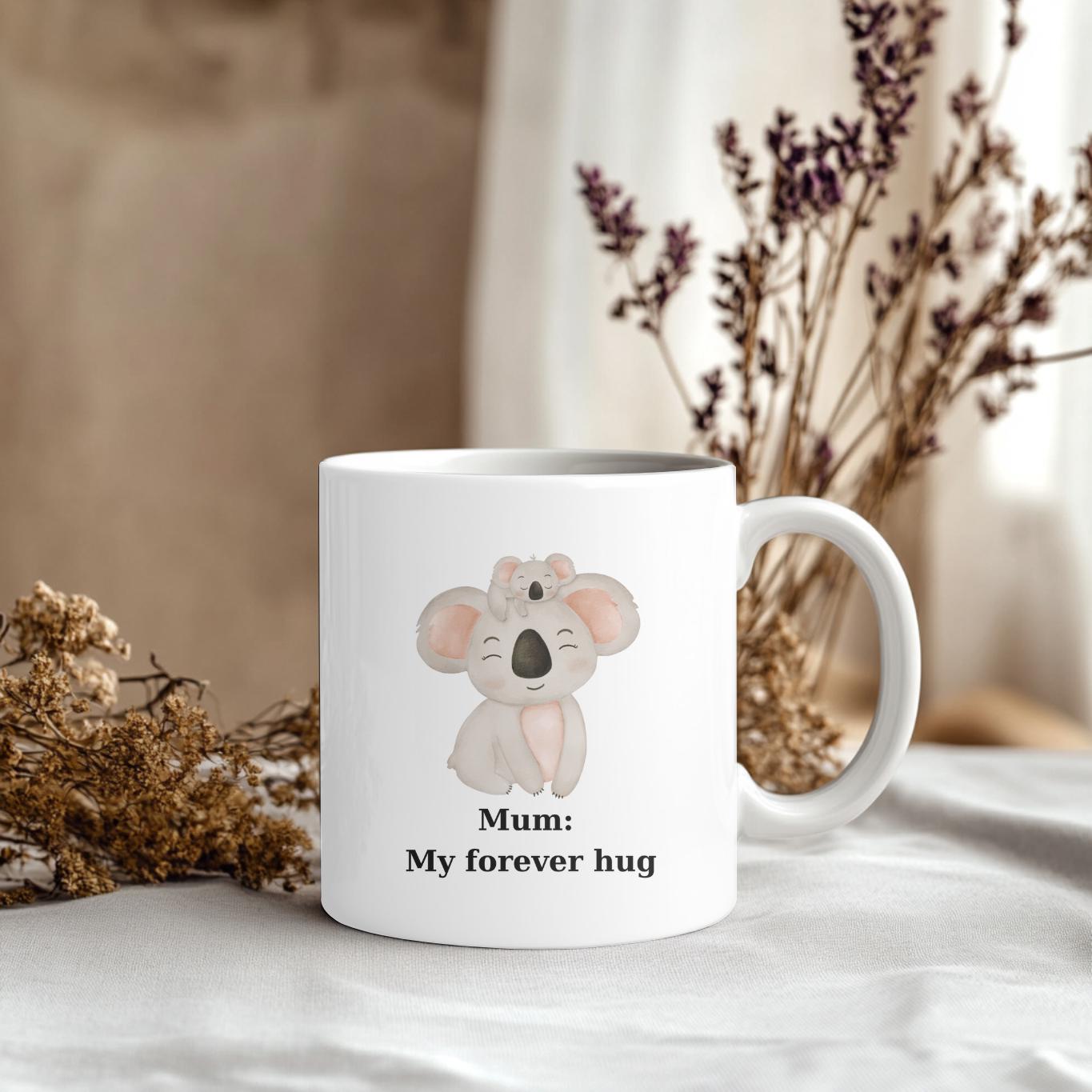 Koala Mum & Baby Mug , Perfect Gift for Mother's Day, Mum's Birthday, or Koala Lovers , Cute Animal Design