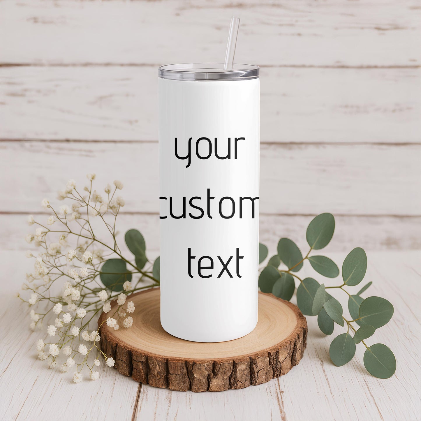 Custom 20oz Holiday Tumbler, Personalized Tumbler with Name, Girls Trip Gifts, Travel Mug for Women, Create Your Own Text Cup