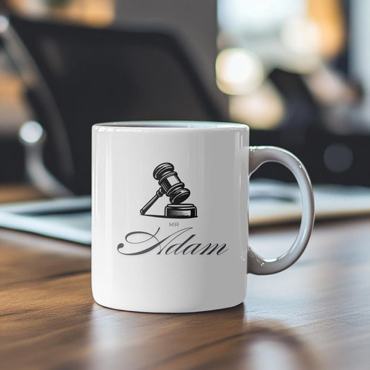 Personalized Lawyer Mug: Attorney Gift, Custom Name Coffee Cup