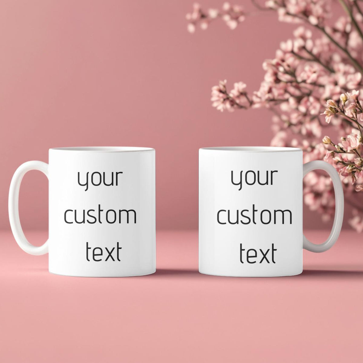 Personalized Mug with Your Text . Perfect Birthday, Anniversary, Valentine's, Christmas Gift for Him, Her, Corporate Clients and