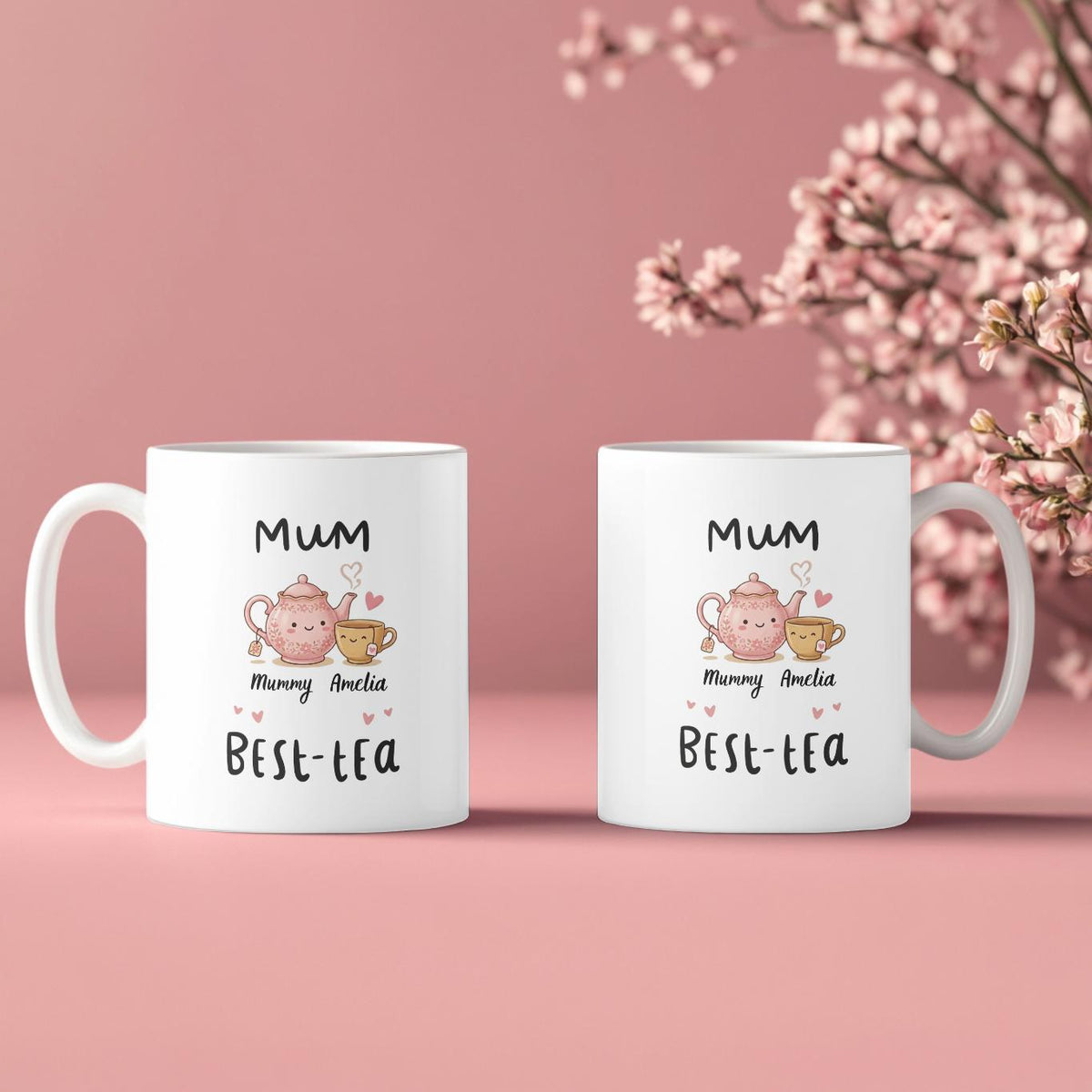 Mum, My Best-tea Mug - Funny Mum Birthday Gift, From Son, Daughter, Funny Best Mother Gift, Mother's Day