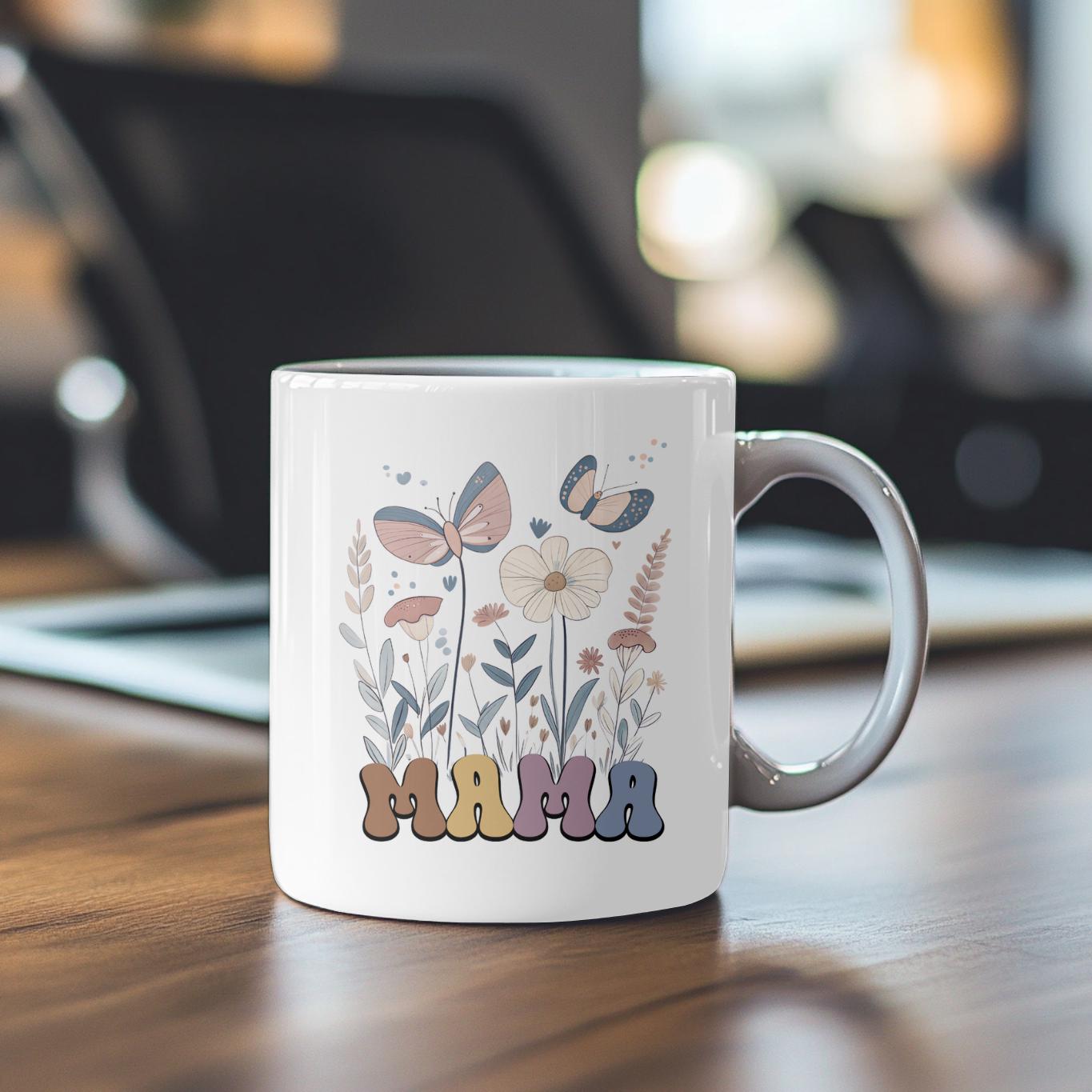 Custom Mama Mug, Mother's Day Coffee Mug, Mothers Day Gift for New Mom Gift, Pregnancy Gift, Baby Shower Gift