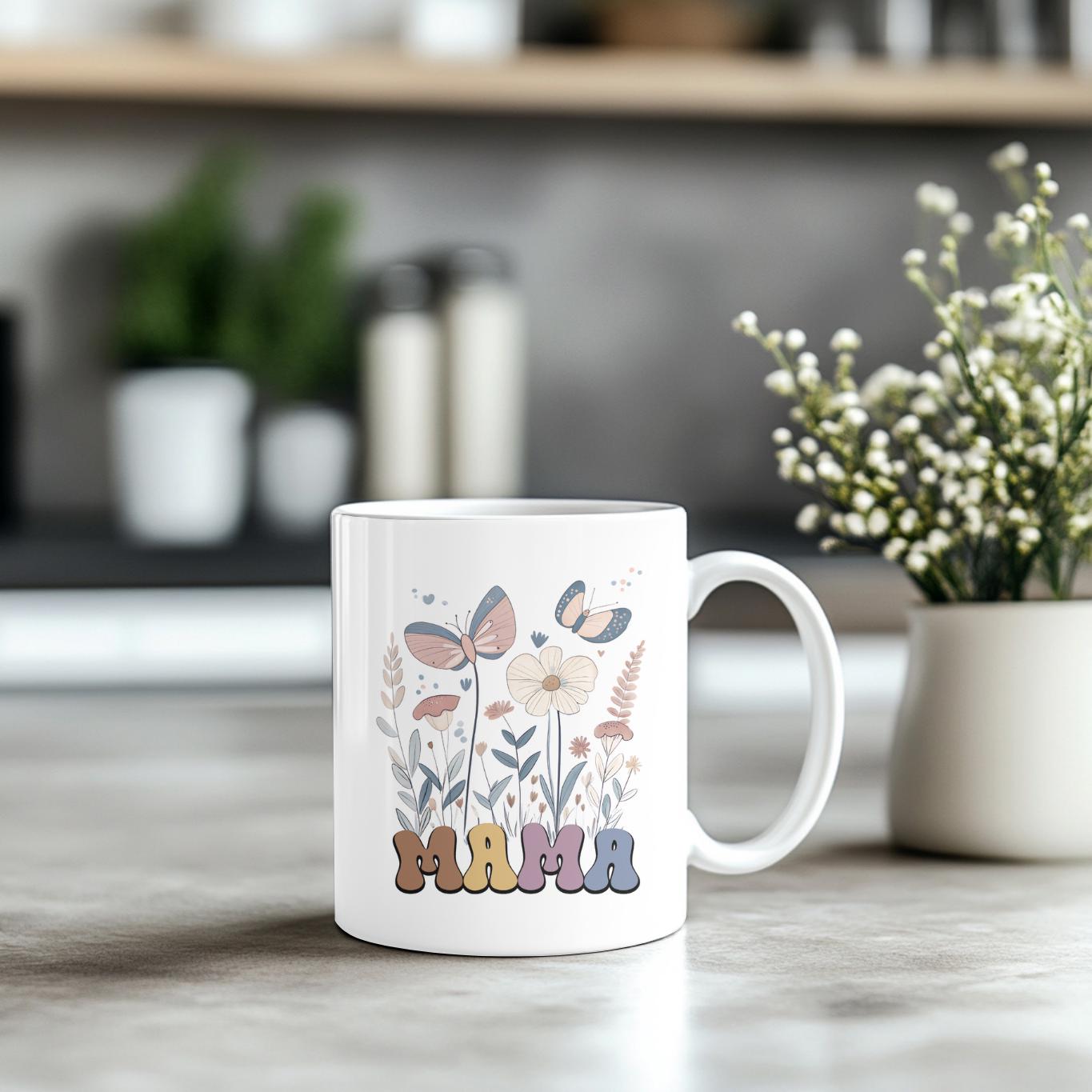 Custom Mama Mug, Mother's Day Coffee Mug, Mothers Day Gift for New Mom Gift, Pregnancy Gift, Baby Shower Gift