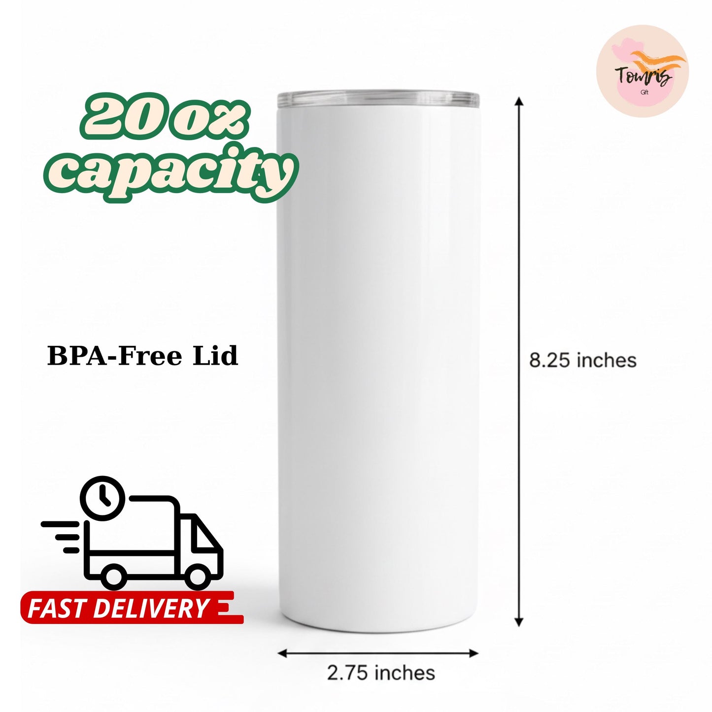 Adventure Awaits Custom Name Coffee Tumbler: 20oz Skinny Steel Tumbler, Personalized Camping Tumbler