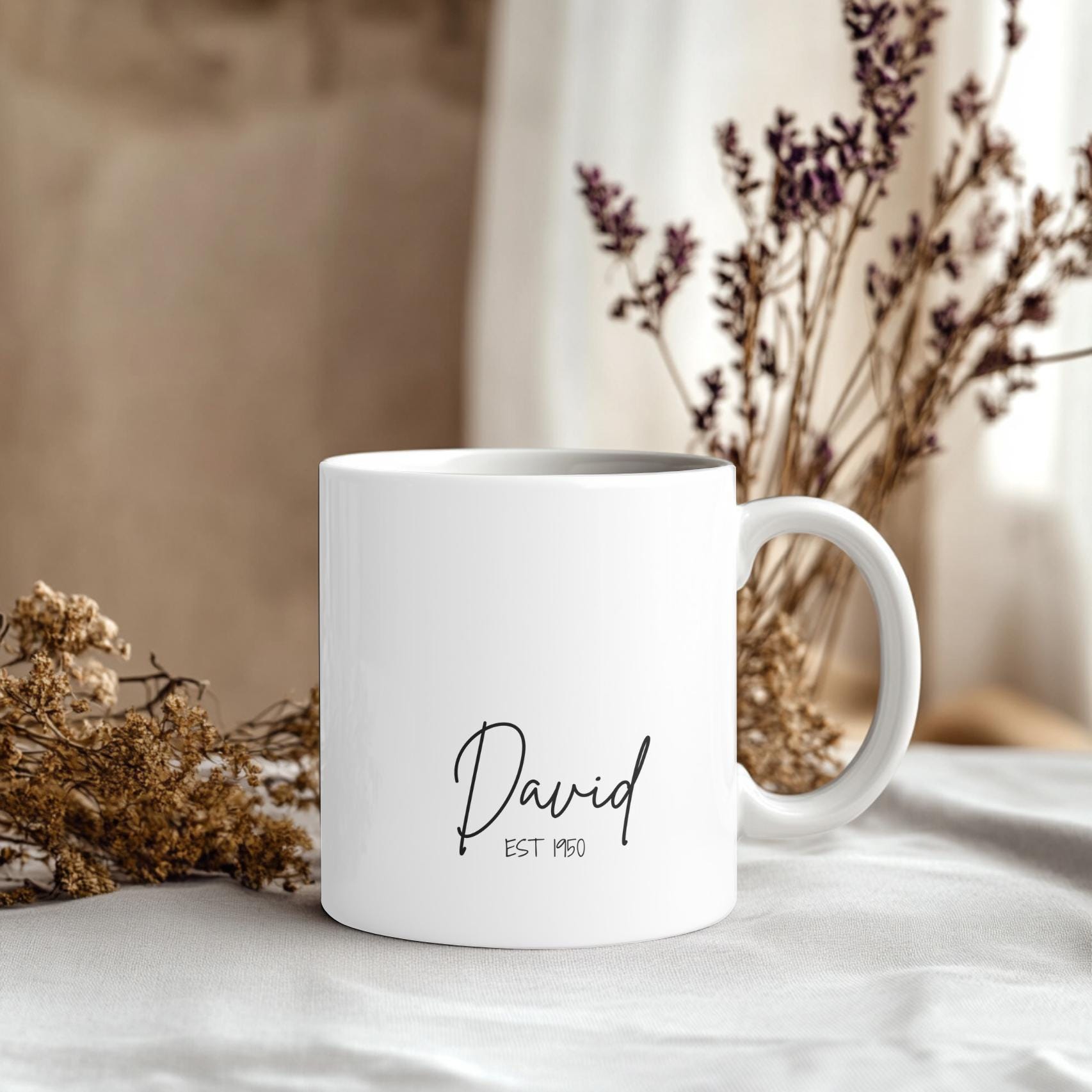 Personalized 70th Birthday Mug - Custom 70 Year Old Gift for Men Women - Funny Coffee Cup