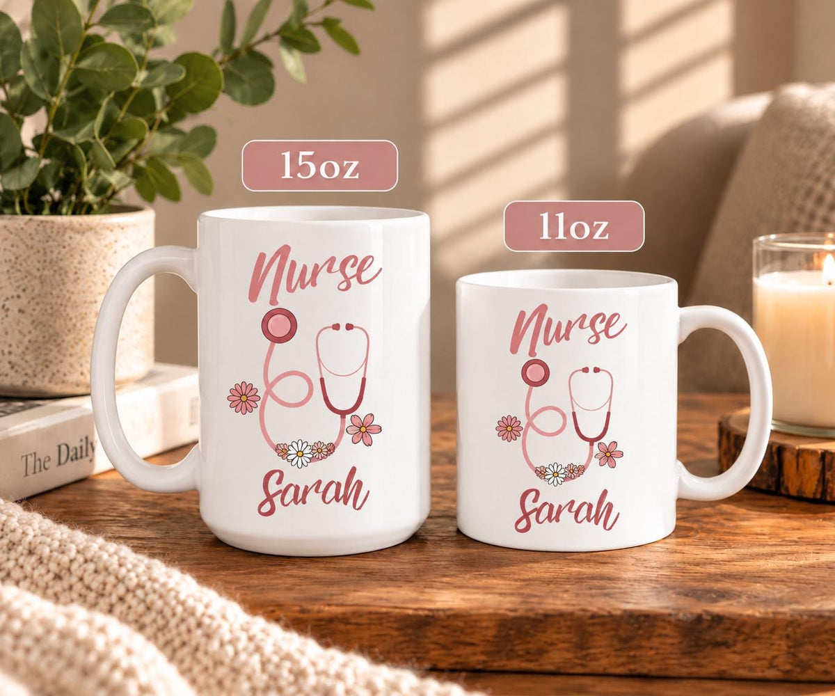 Personalised nurse mug with name , NHS nurse Thank you gift , New nurse present , Hospital Nurse gift , Medical student gift , Gift for her